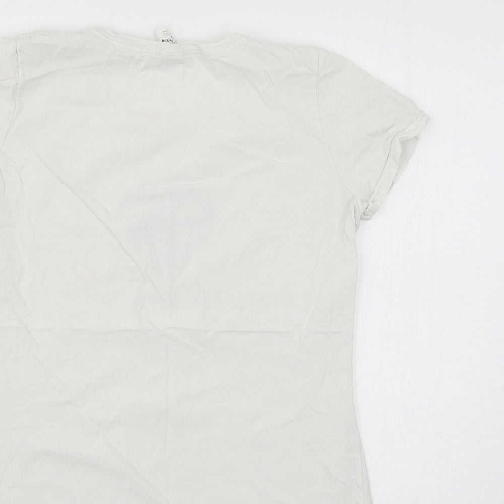 Fruit of the Loom Womens White Jersey Basic T-Shirt Size M - Be Women