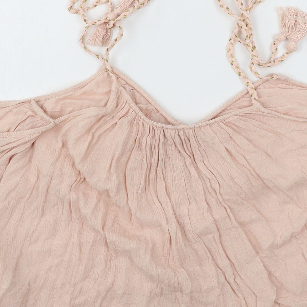 River Island Womens Pink Basic Blouse Size 10