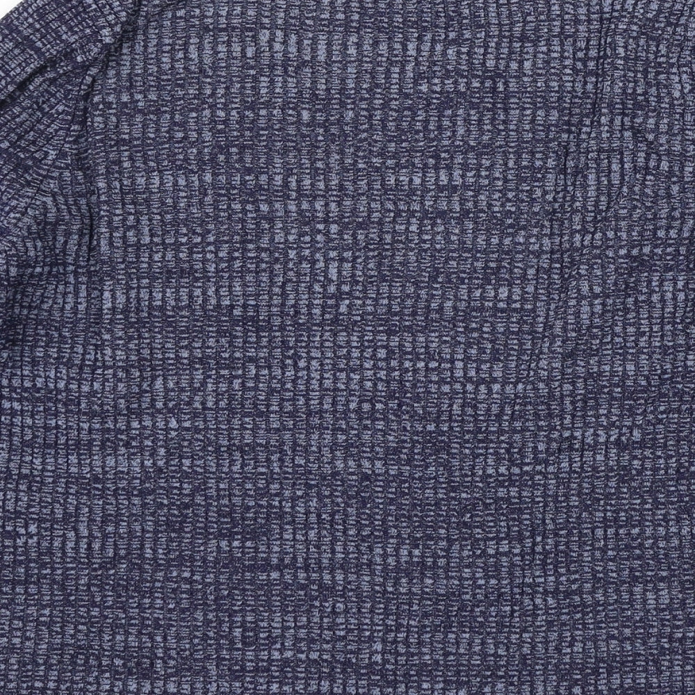 Marks & Spencer Womens Blue Knit Pullover Jumper Size 14