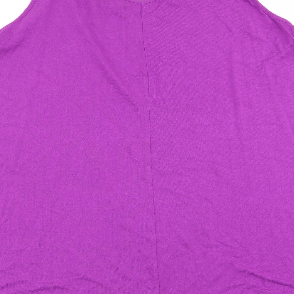 Preworn Womens Purple Basic Tank Size 20