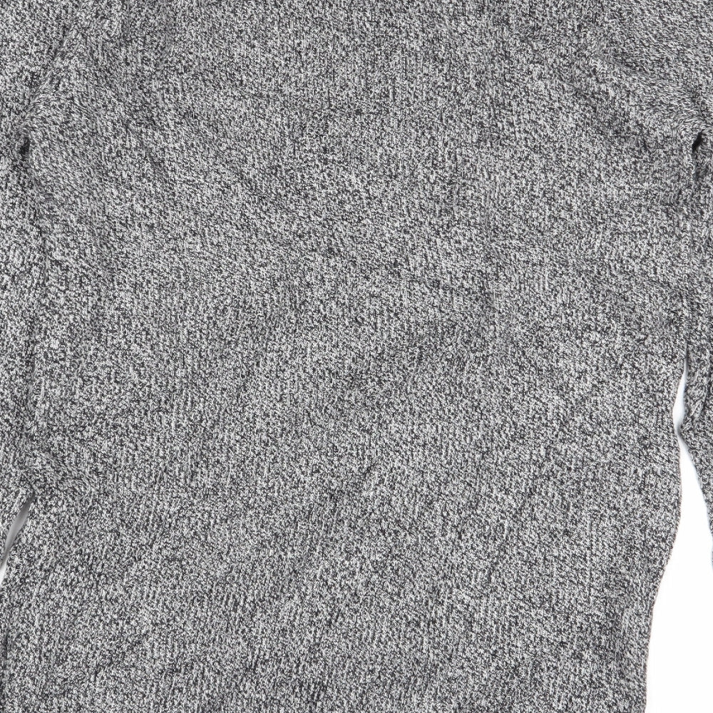 New Look Mens Grey Pullover Jumper Size M