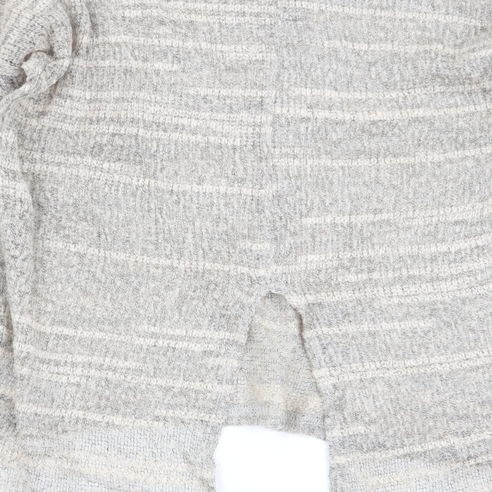 miss selfrudge Womens Beige Striped Pullover Jumper Size 10