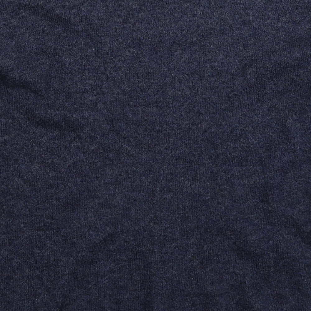 H&M Womens Blue Knit Pullover Jumper Size XS