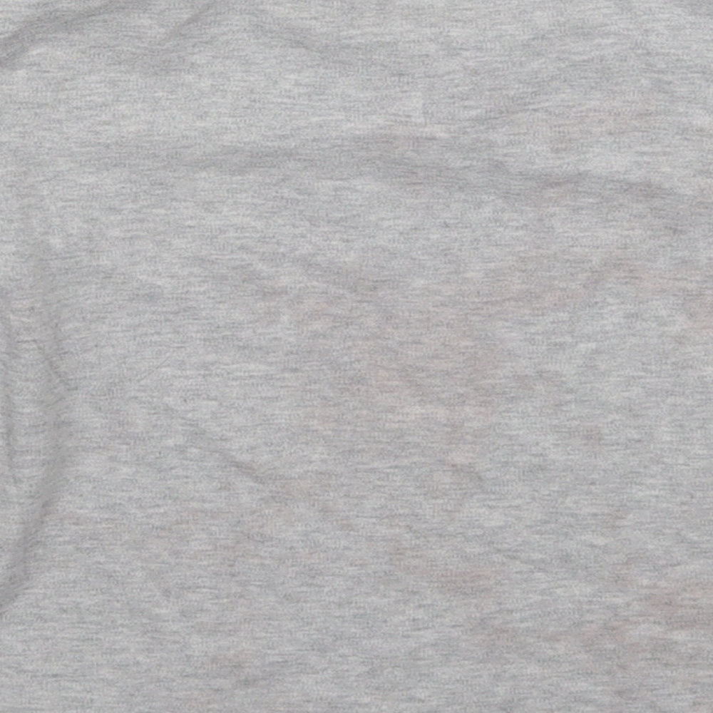 George Girls Grey Basic T-Shirt Size 7-8 Years