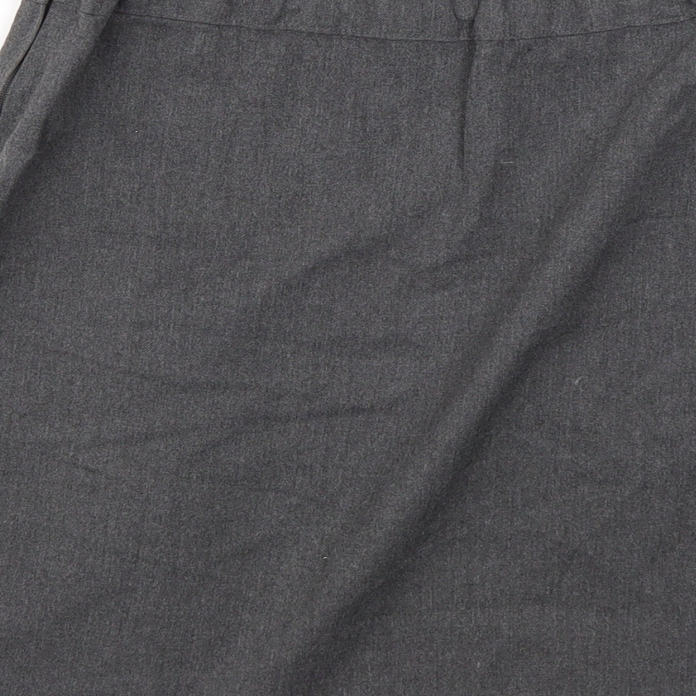 Marks & Spencer Girls Grey Flare Skirt Size 9-10 Years