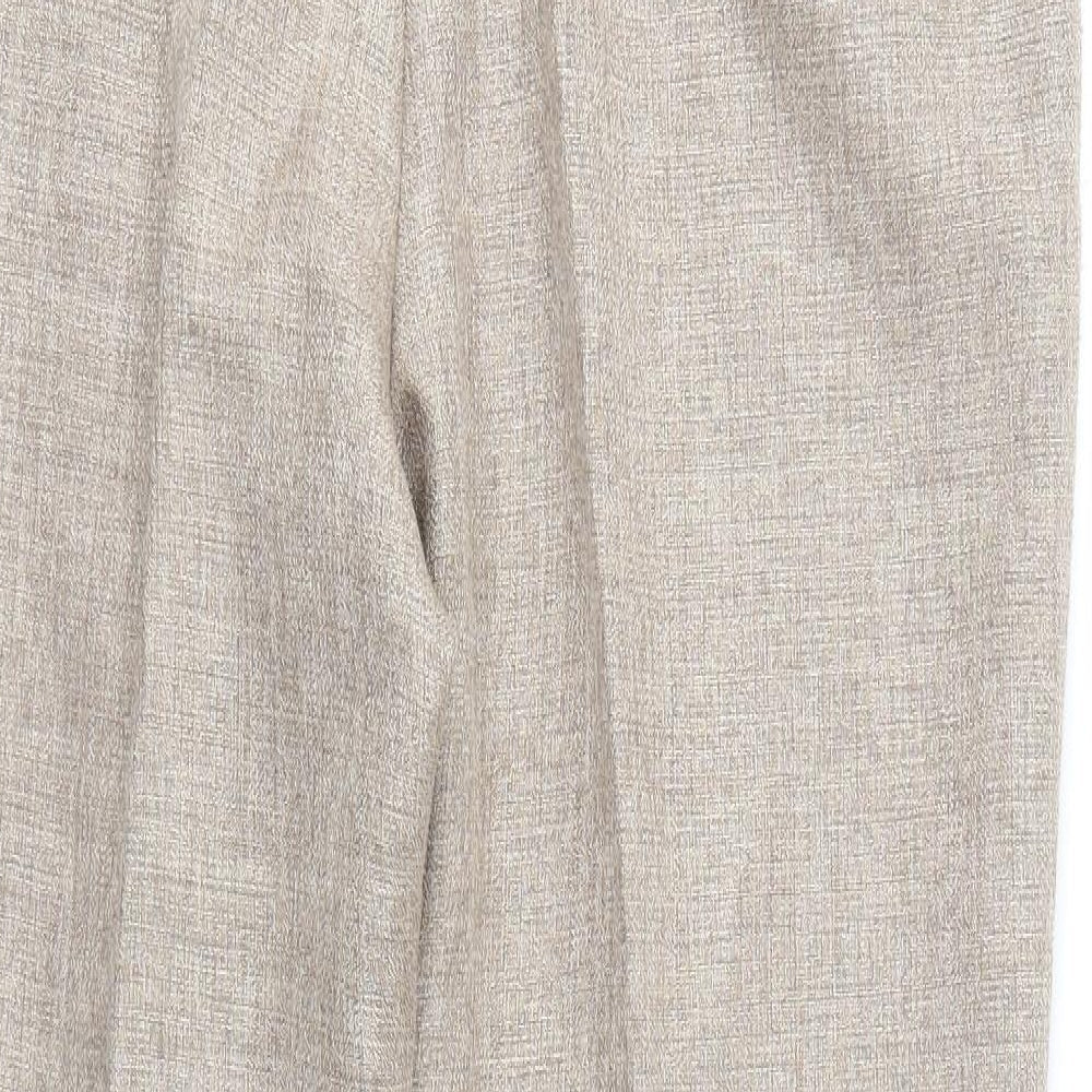 Marks & Spencer Womens Brown Trousers Size 30 in L28 in