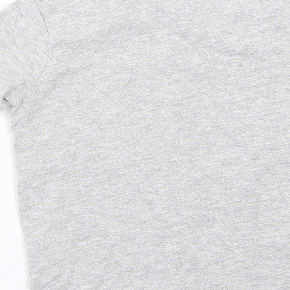 H&M Girls Grey Basic T-Shirt Size 5-6 Years