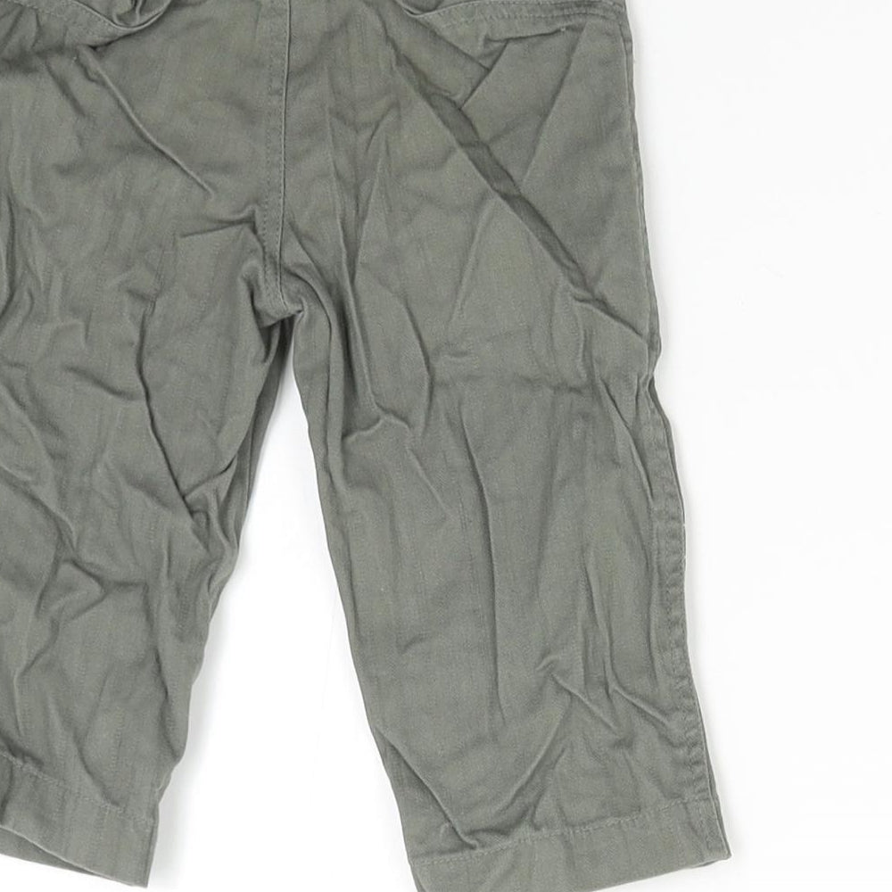 Pequilino Baby Green Cargo Trousers Size 6-9 Months