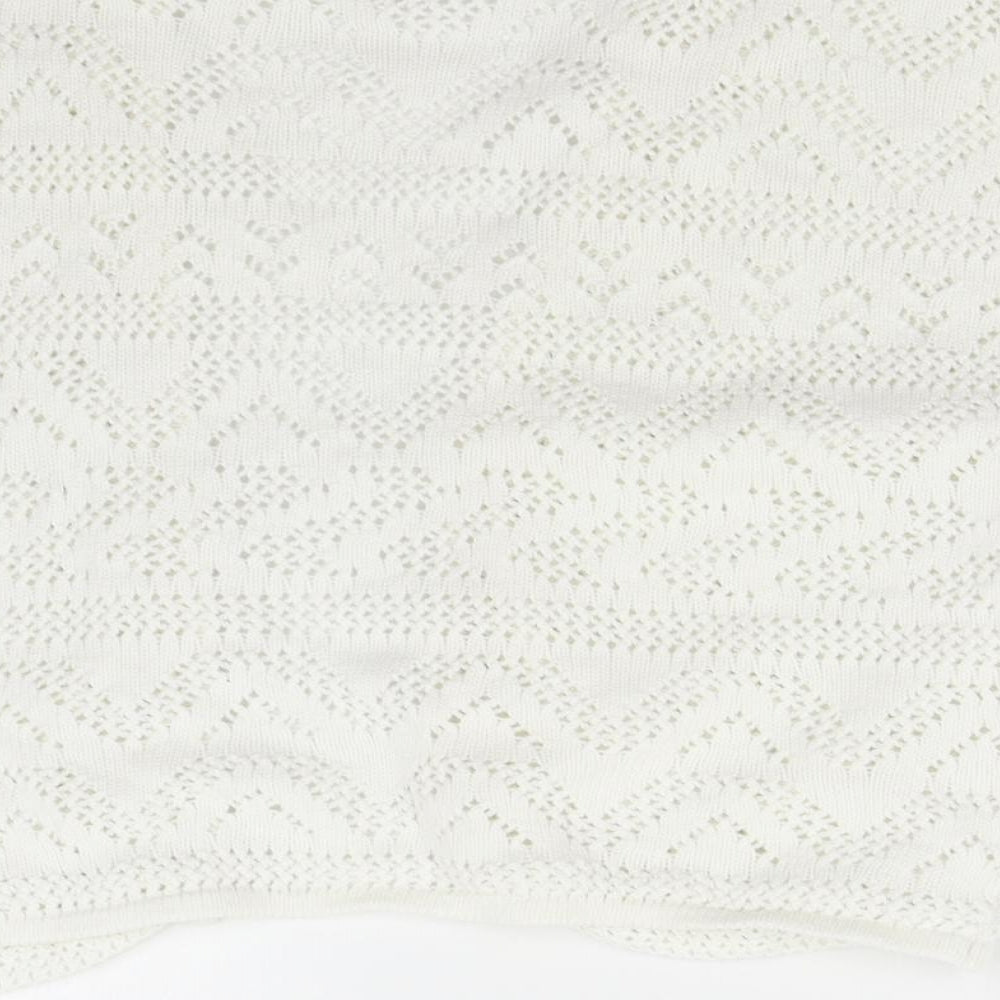 George Womens Ivory Cardigan Jumper Size 8
