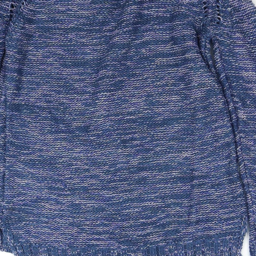 Papaya Womens Blue Pullover Jumper Size M