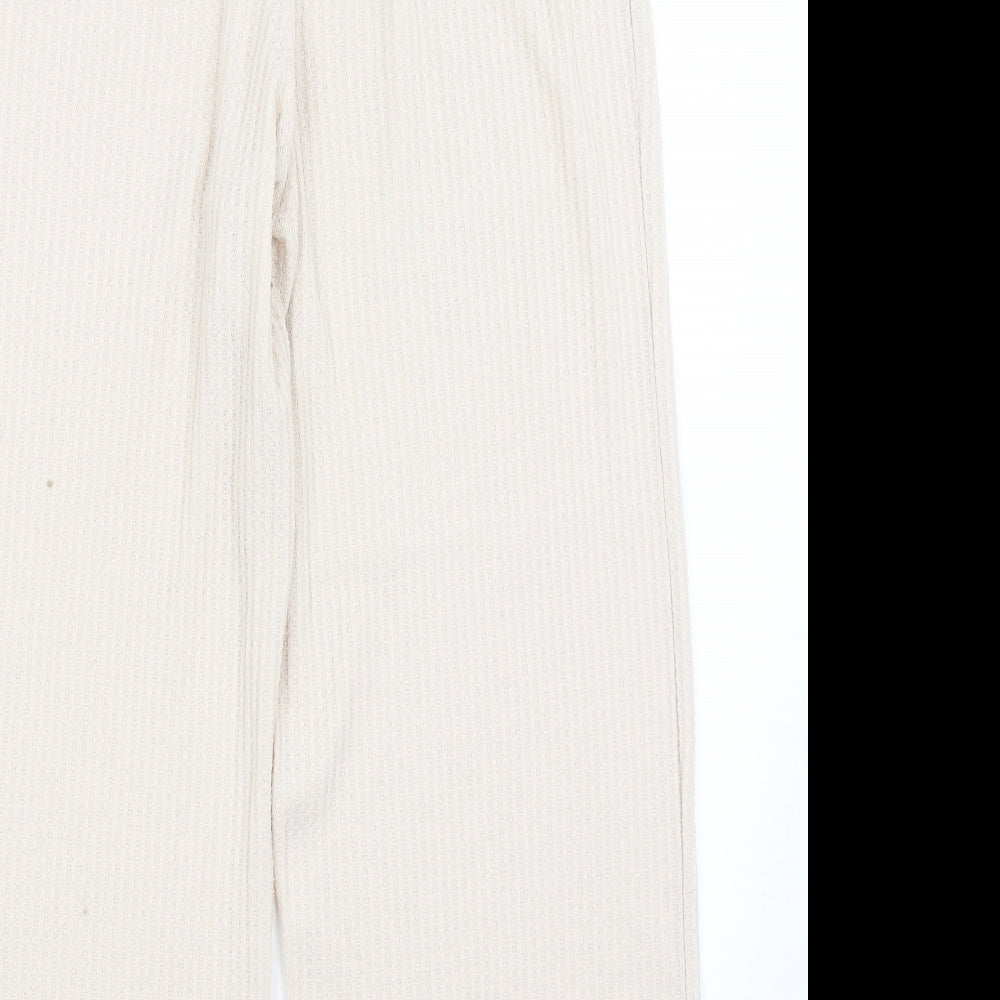 New Look Womens Beige Trousers Size M L27 in
