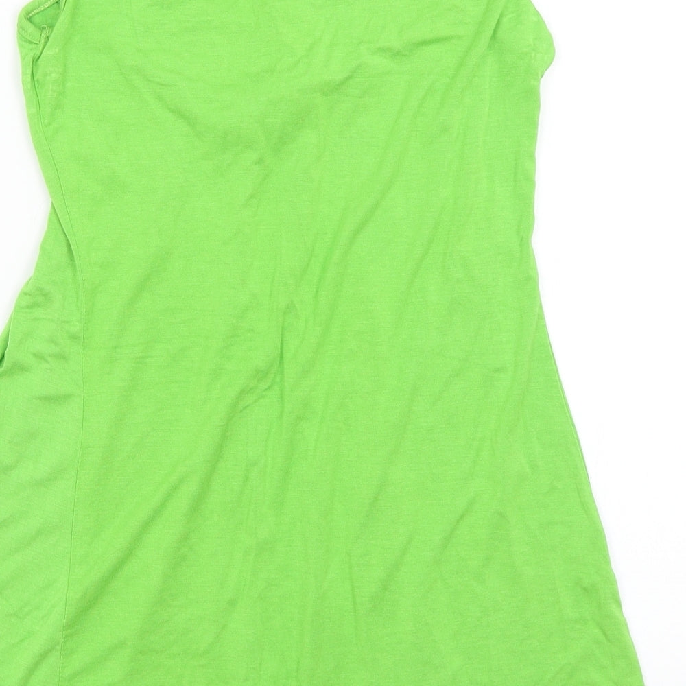 Decoco Fashion Womens Green Basic Tank Size M