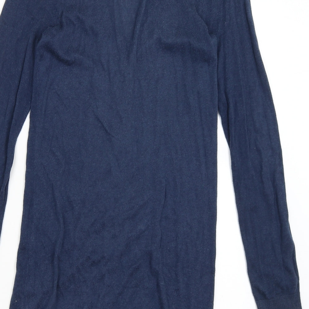 Divided Womens Blue Cardigan Jumper Size 6