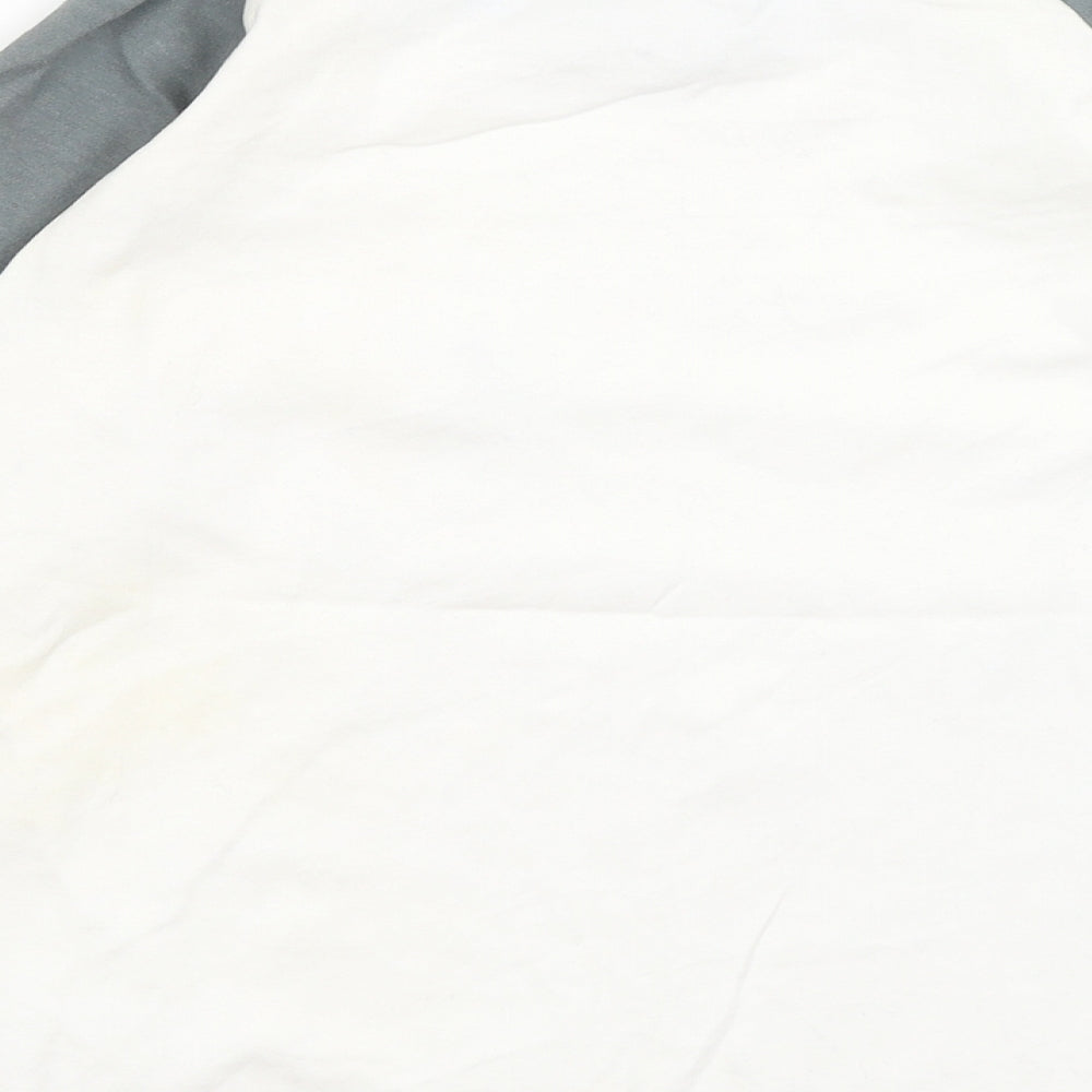 Lollidays Boys White Basic T-Shirt Size 11-12 Years