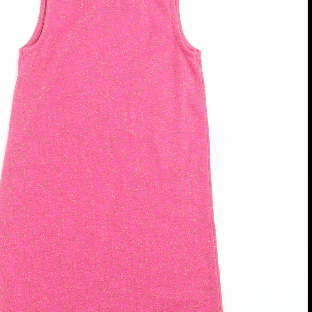 George Girls Pink Tank Dress Size 5-6 Years
