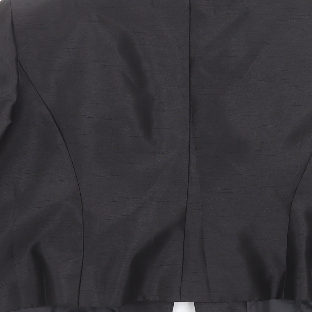 browns & co Womens Black Jacket Suit Jacket Size 22