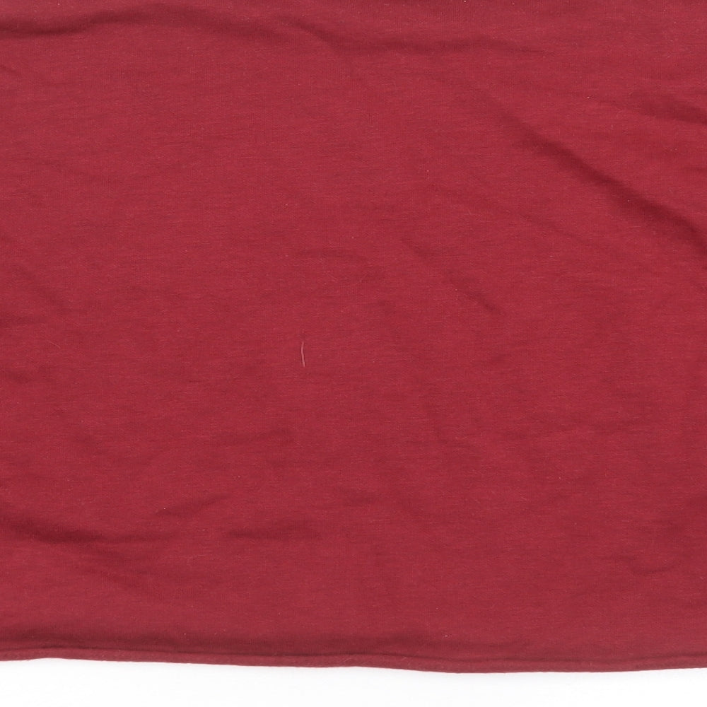 Primark Womens Red Pullover Sweatshirt Size M - cropped