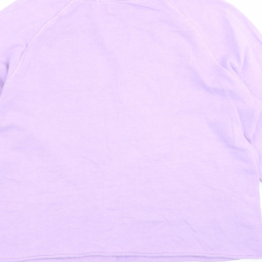 NEXT Girls Purple Pullover Sweatshirt Size 11 Years - unicorn