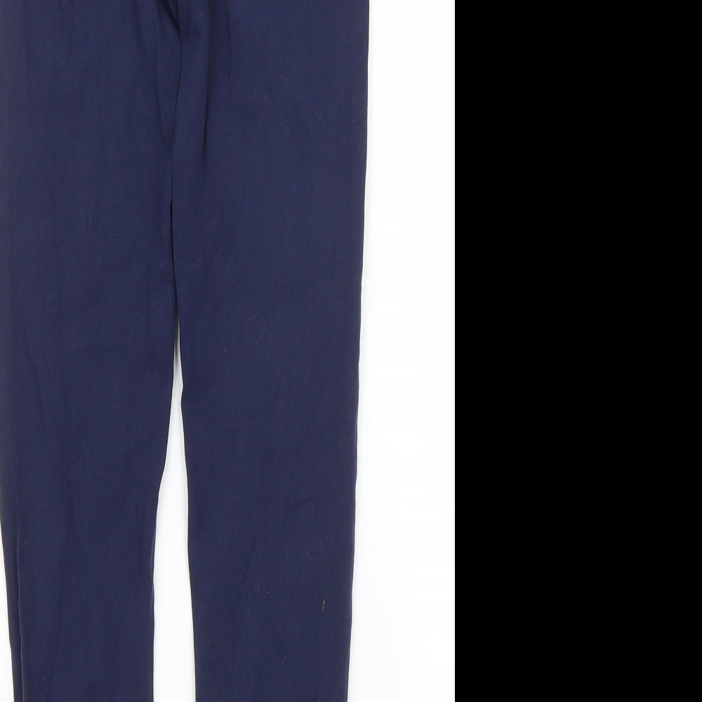 George Girls Blue Carrot Trousers Size 9 Months