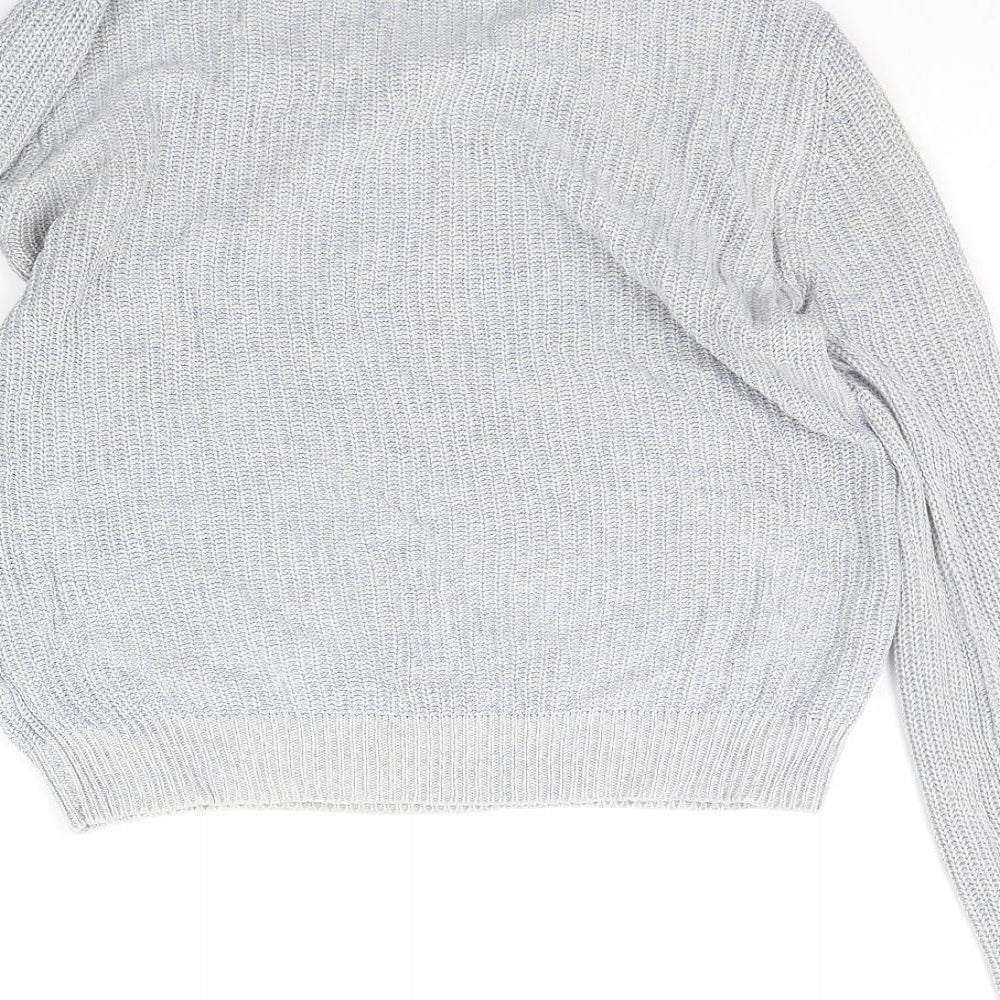 Brave Soul Womens Grey Pullover Jumper Size 14