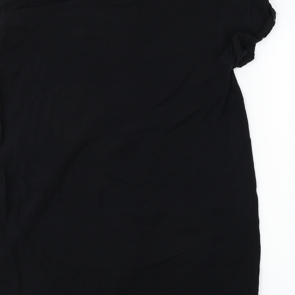 H&M Womens Black Basic Blouse Size S