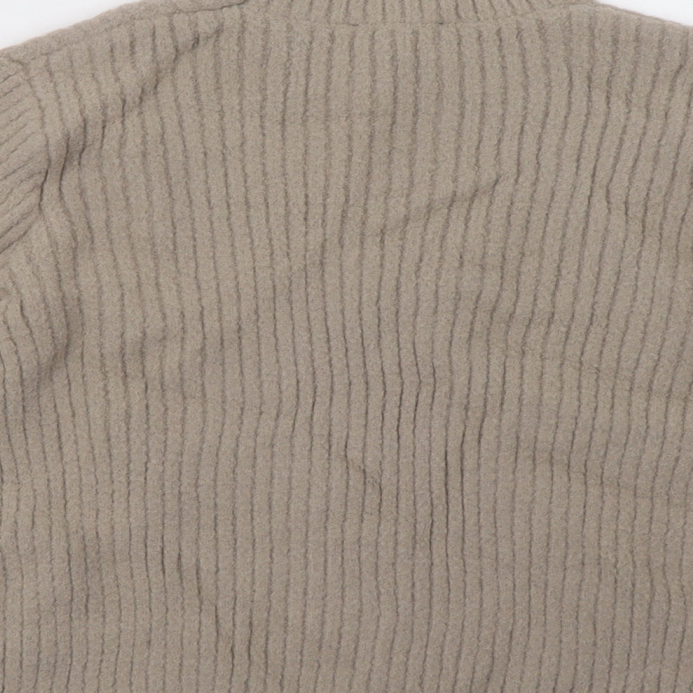 New Look Womens Beige Pullover Sweatshirt Size 10
