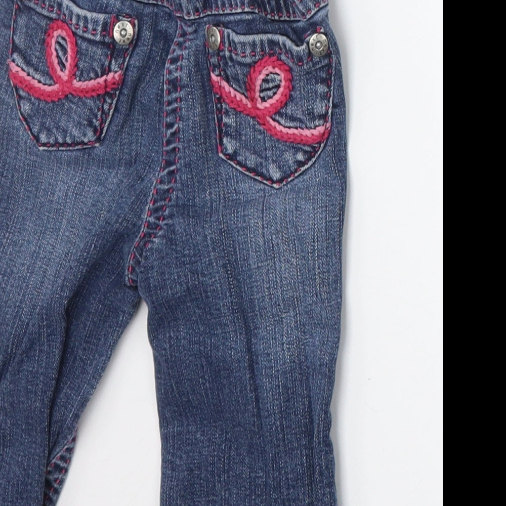 NEXT Girls Blue Capri Jeans Size 6-9 Months