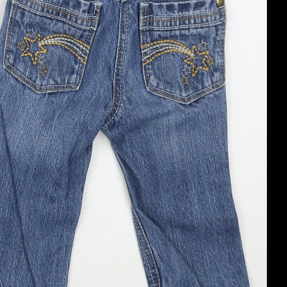 NEXT Girls Blue Capri Jeans Size 6-9 Months