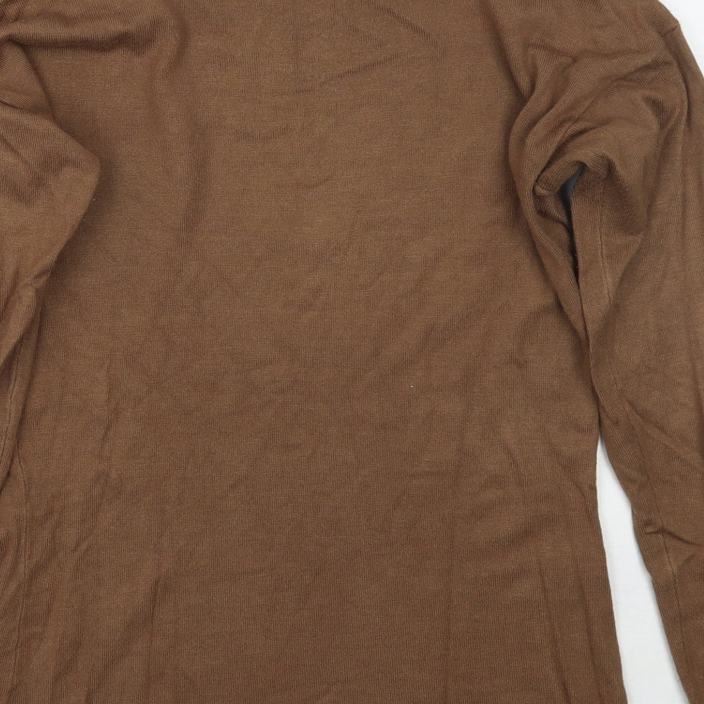 Star Womens Brown Pullover Jumper Size 8