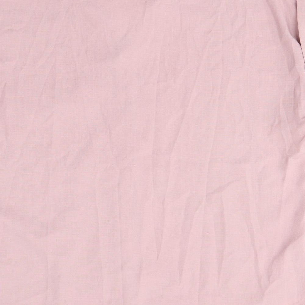 SheIn Womens Pink Basic Button-Up Size XL