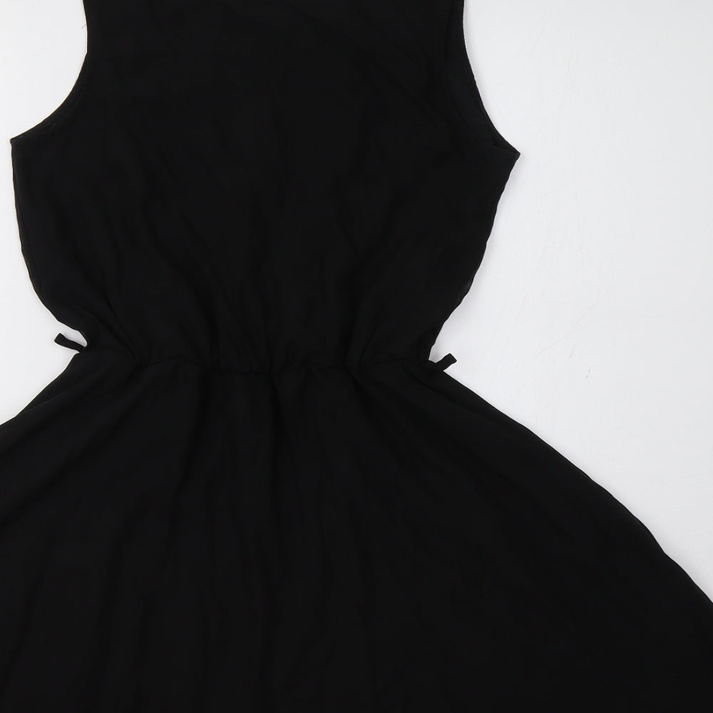 Red Chilli Womens Black Fit & Flare Size 10