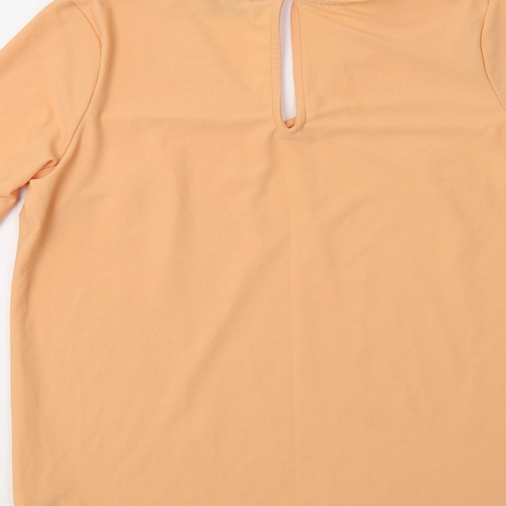 NEXT Womens Orange Basic Blouse Size 8