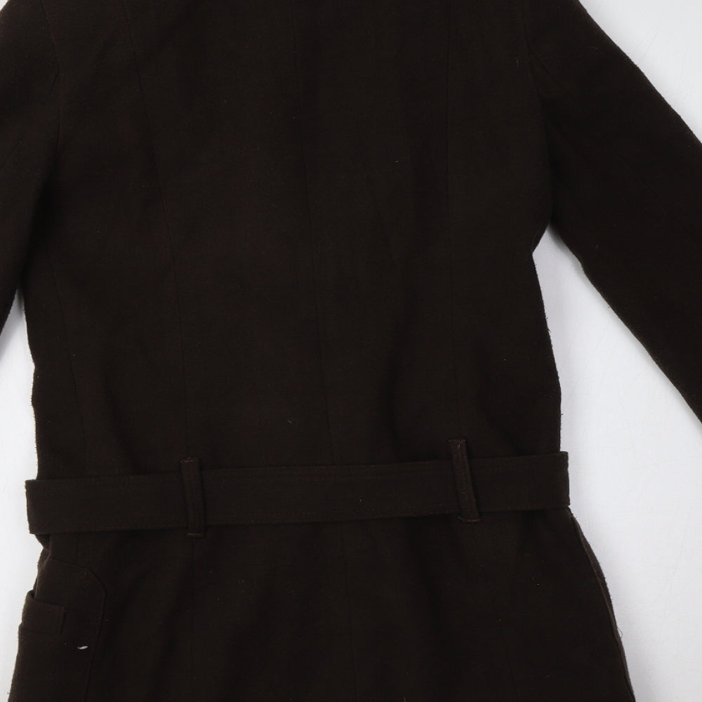 Yazz Womens Brown Parka Coat Size 8