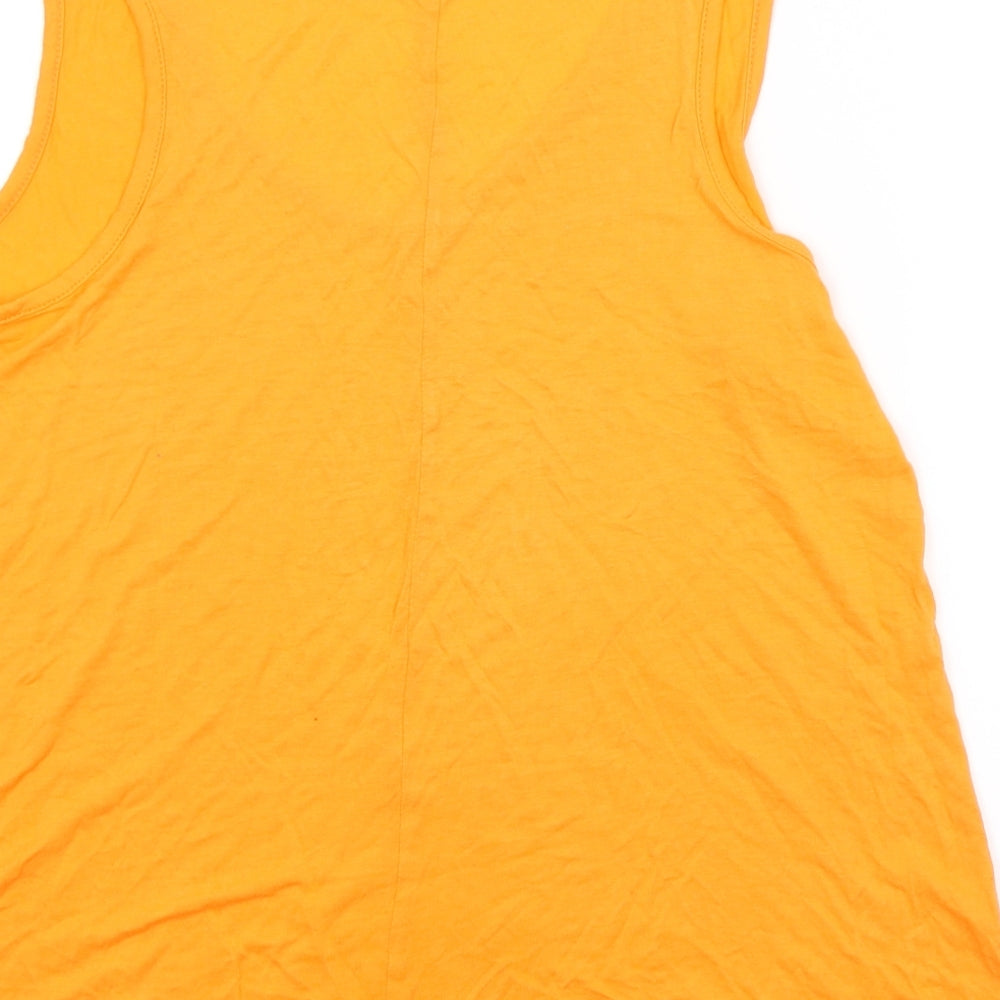 PEP&CO. Womens Orange Basic Tank Size 10