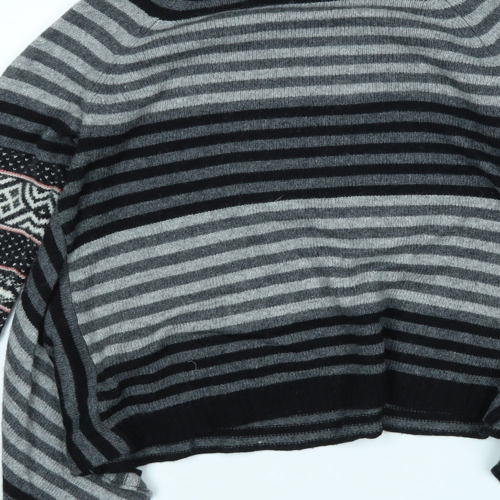 NEXT Womens Multicoloured Striped Pullover Jumper Size 10