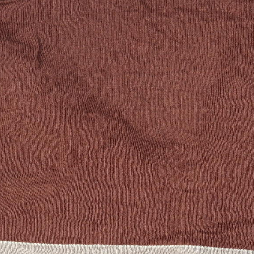 Future Lady Womens Brown Cardigan Jumper Size L