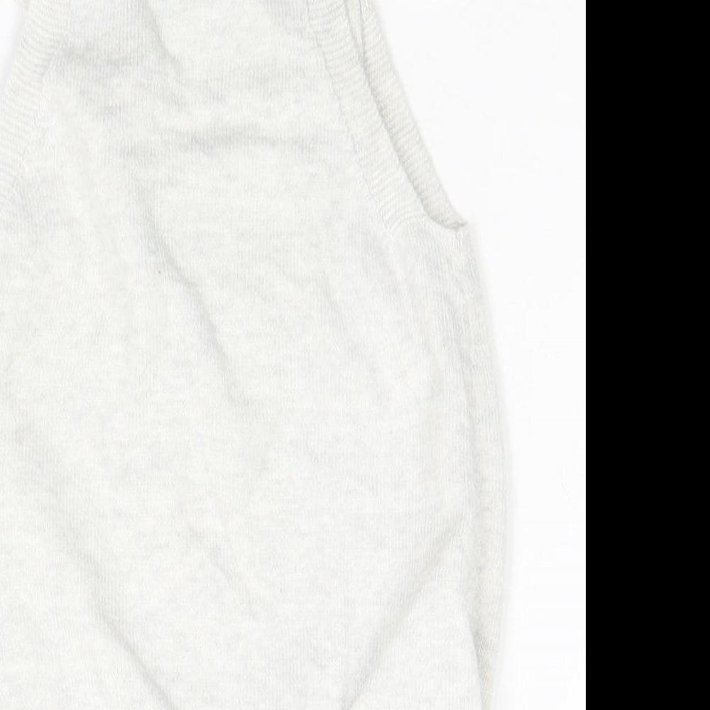 O.C. Sweaters Girls Grey A-Line - Bunny