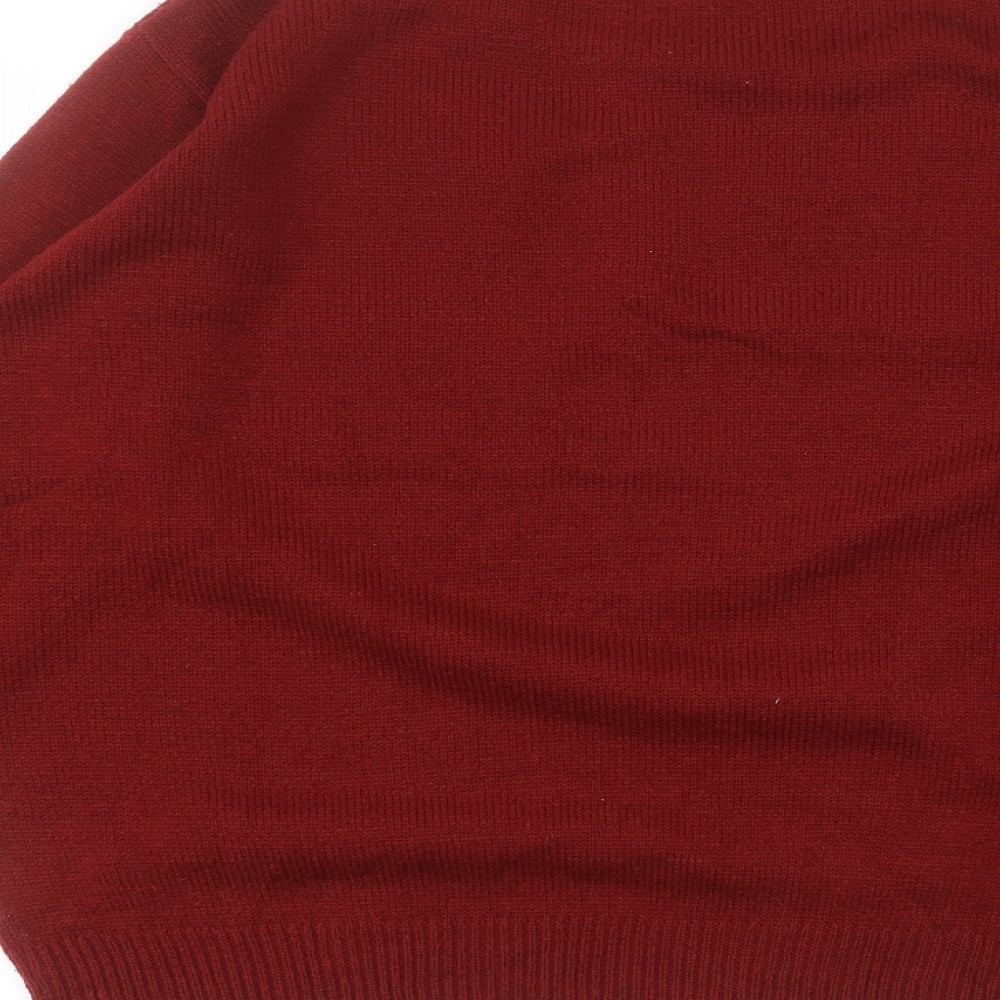 Preworn Womens Red Pullover Jumper Size 18