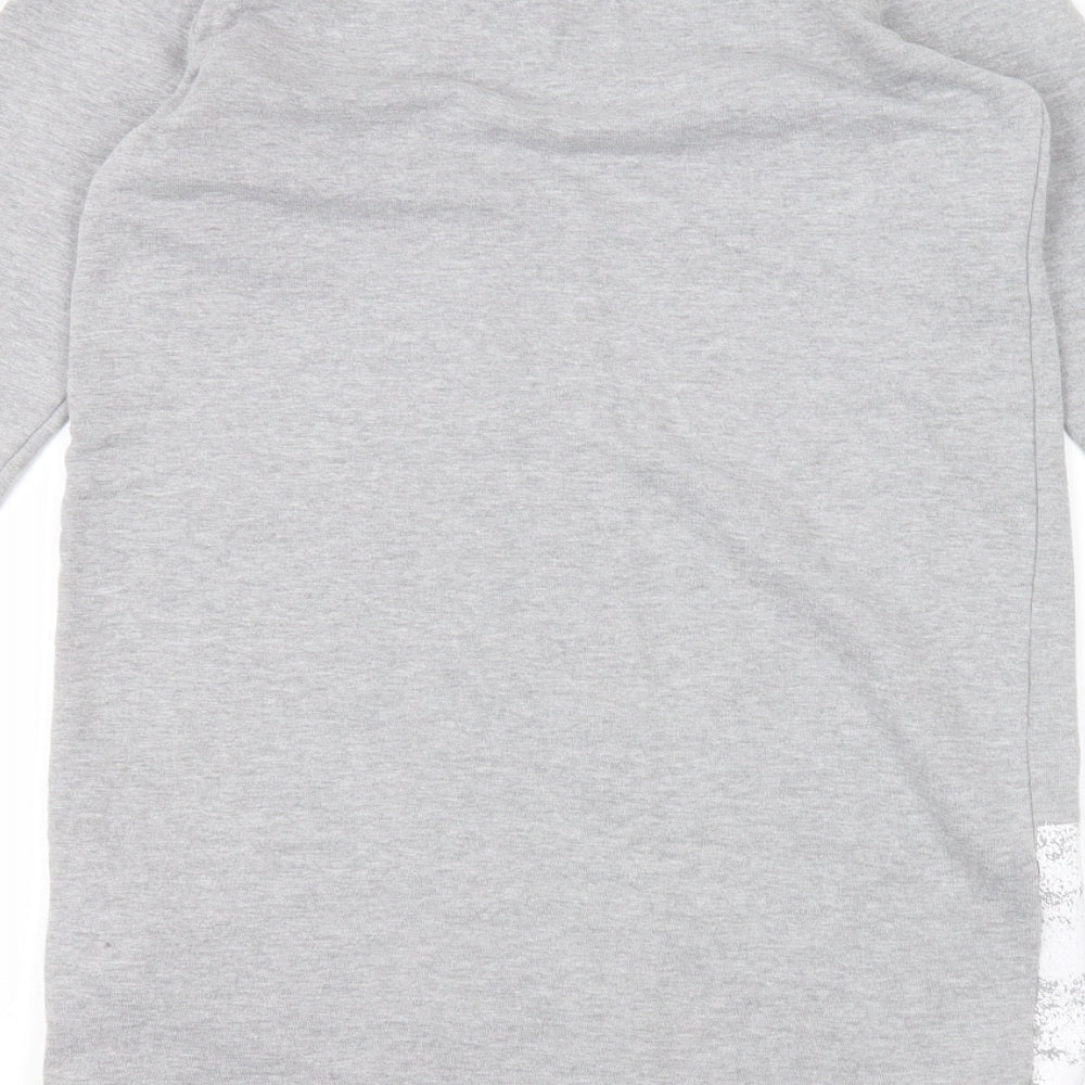 YFL Womens Grey Jumper Dress Size S