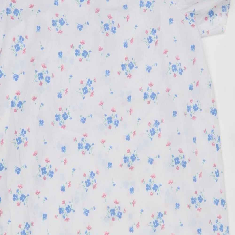 vidavi Womens White Floral A-Line Size 16