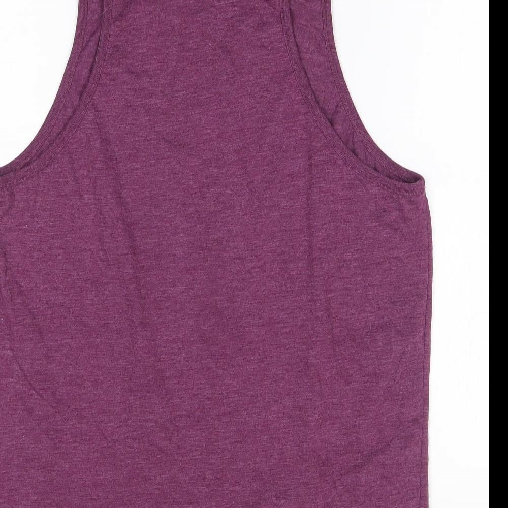 Topman Mens Purple Basic Tank Size XS