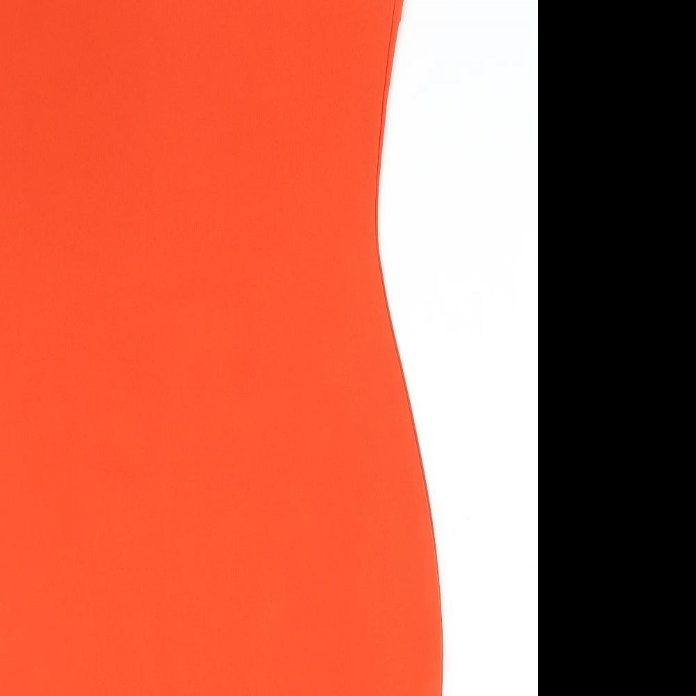 VERA&LUCY Womens Orange Bodycon Size L