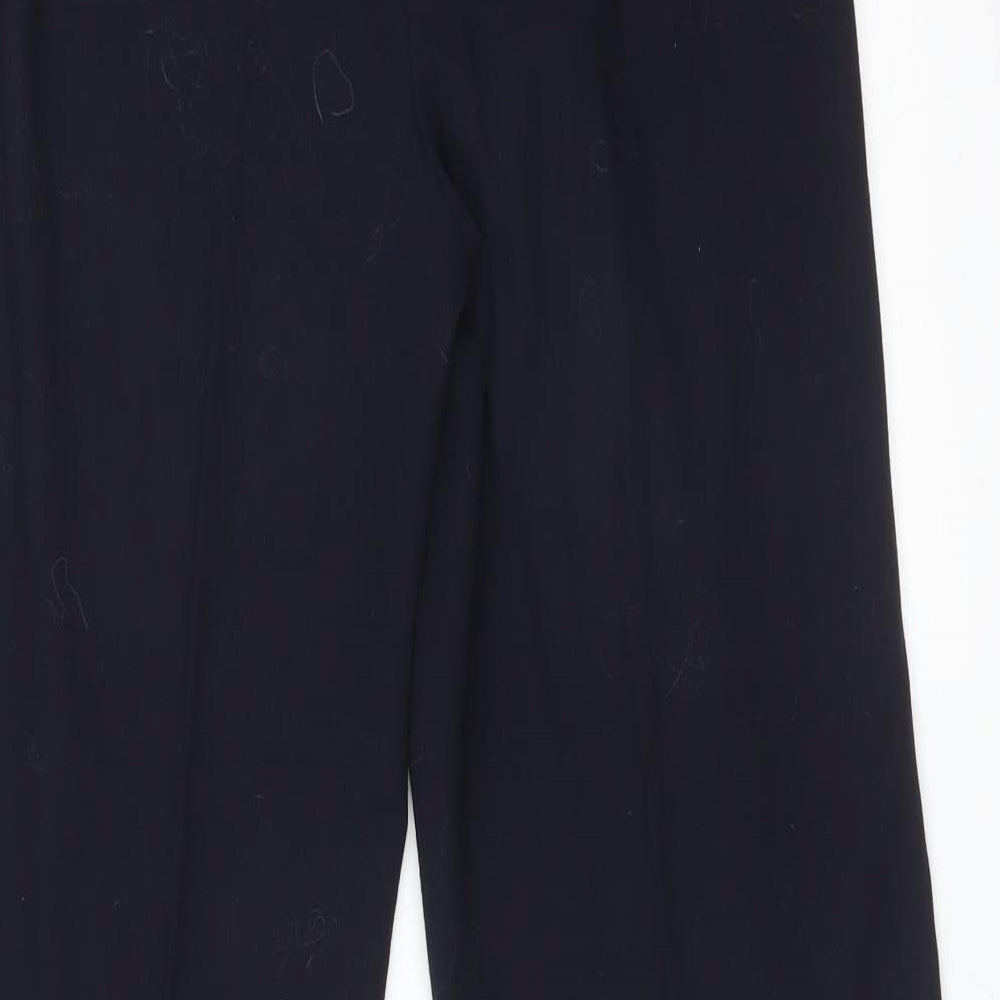 Marks & Spencer Womens Blue Trousers Size 8 L29 in