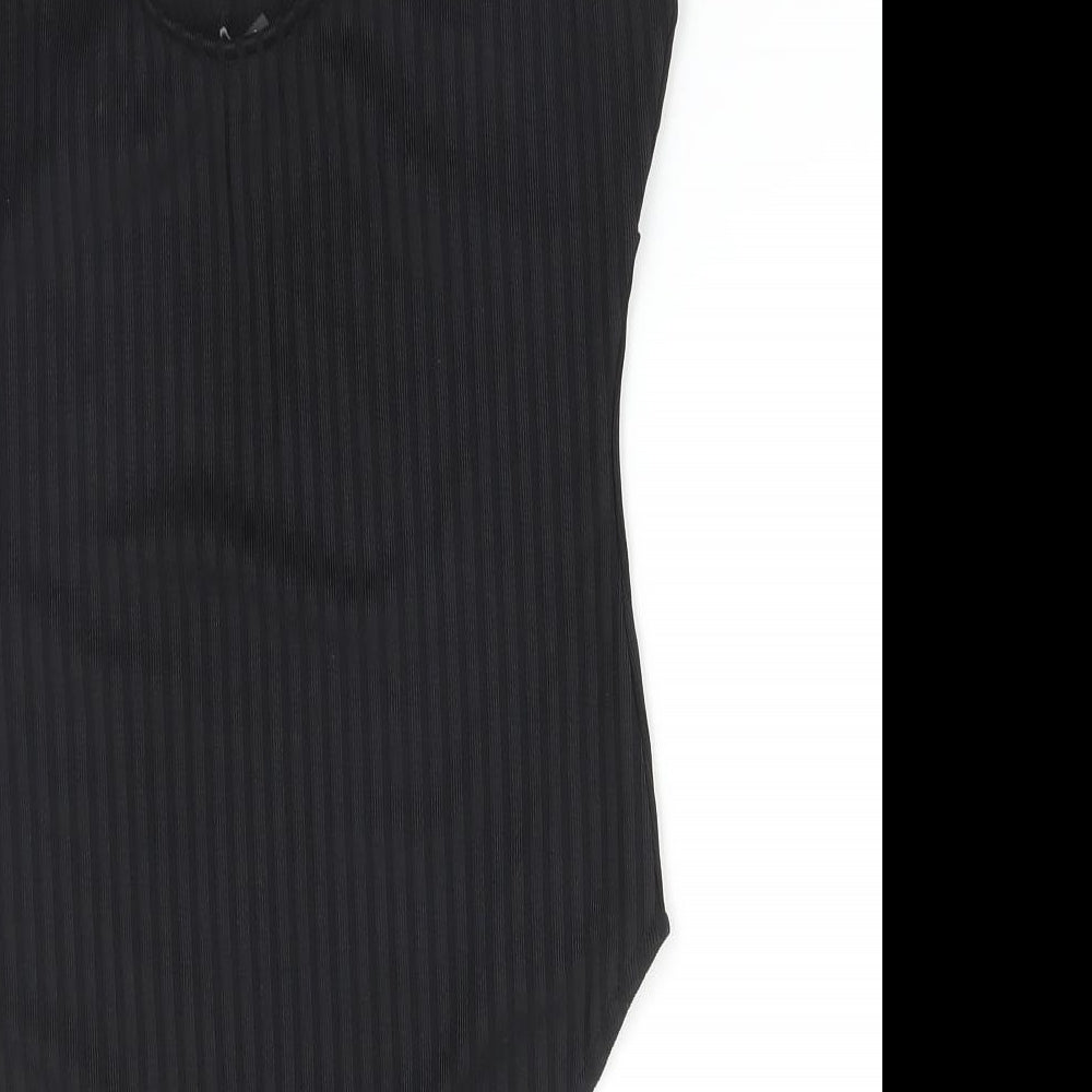 Primark Womens Black Bodysuit One-Piece Size S