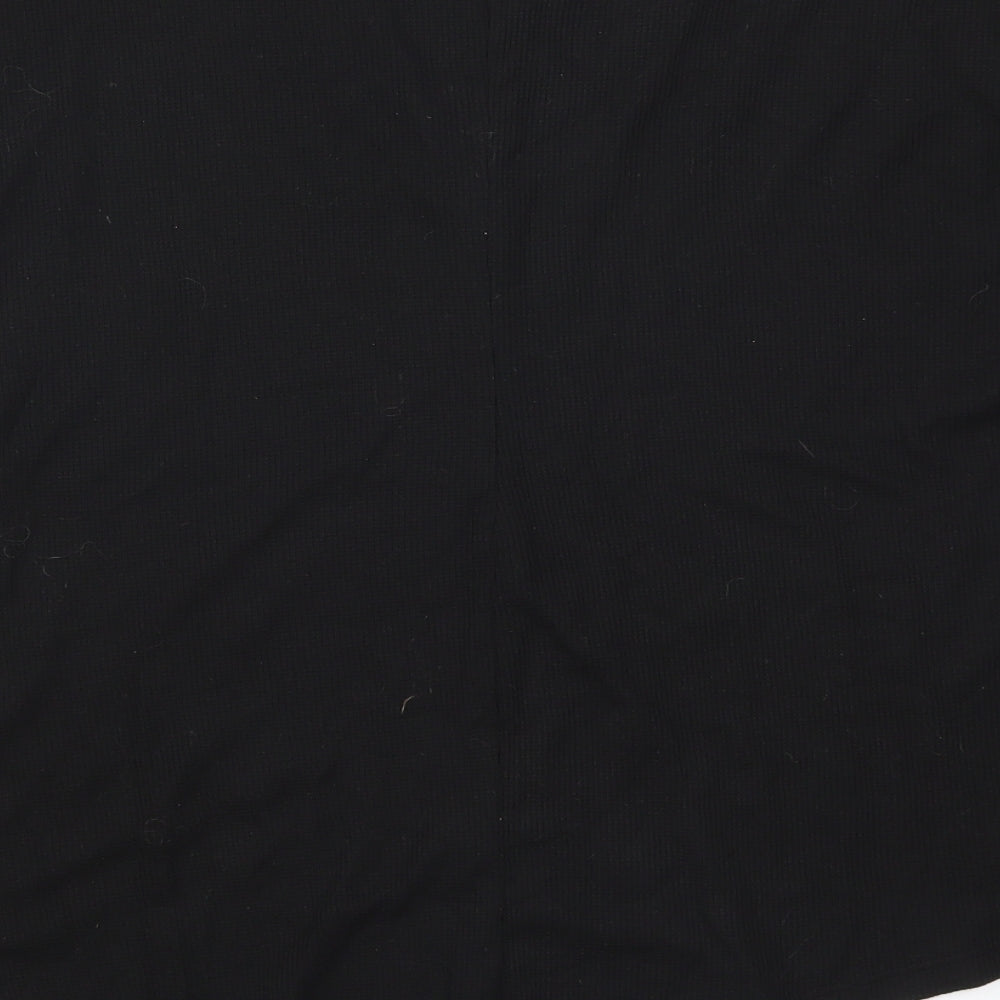 George Womens Black Basic T-Shirt Size 8