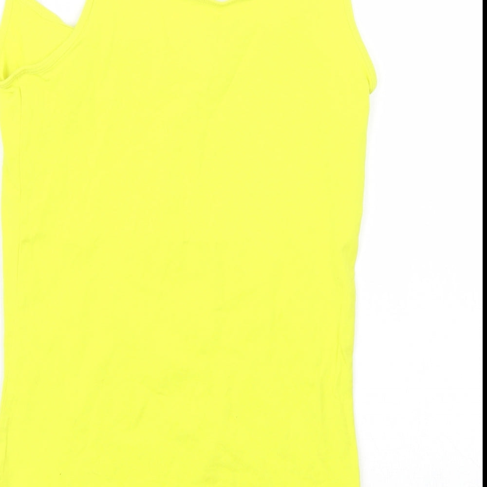 George Womens Yellow Basic Tank Size 8