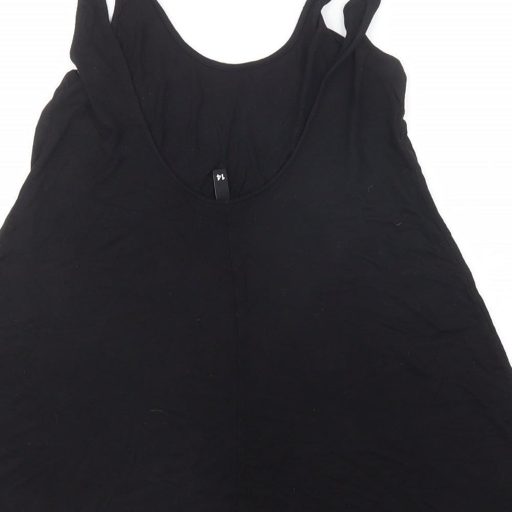 Divided by H&M Womens Black Basic Tank Size 12