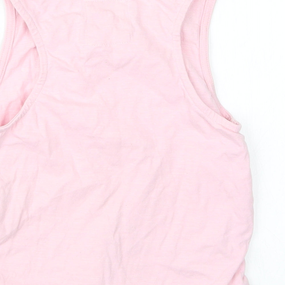 TU Girls Pink Basic Tank Size 7 Years