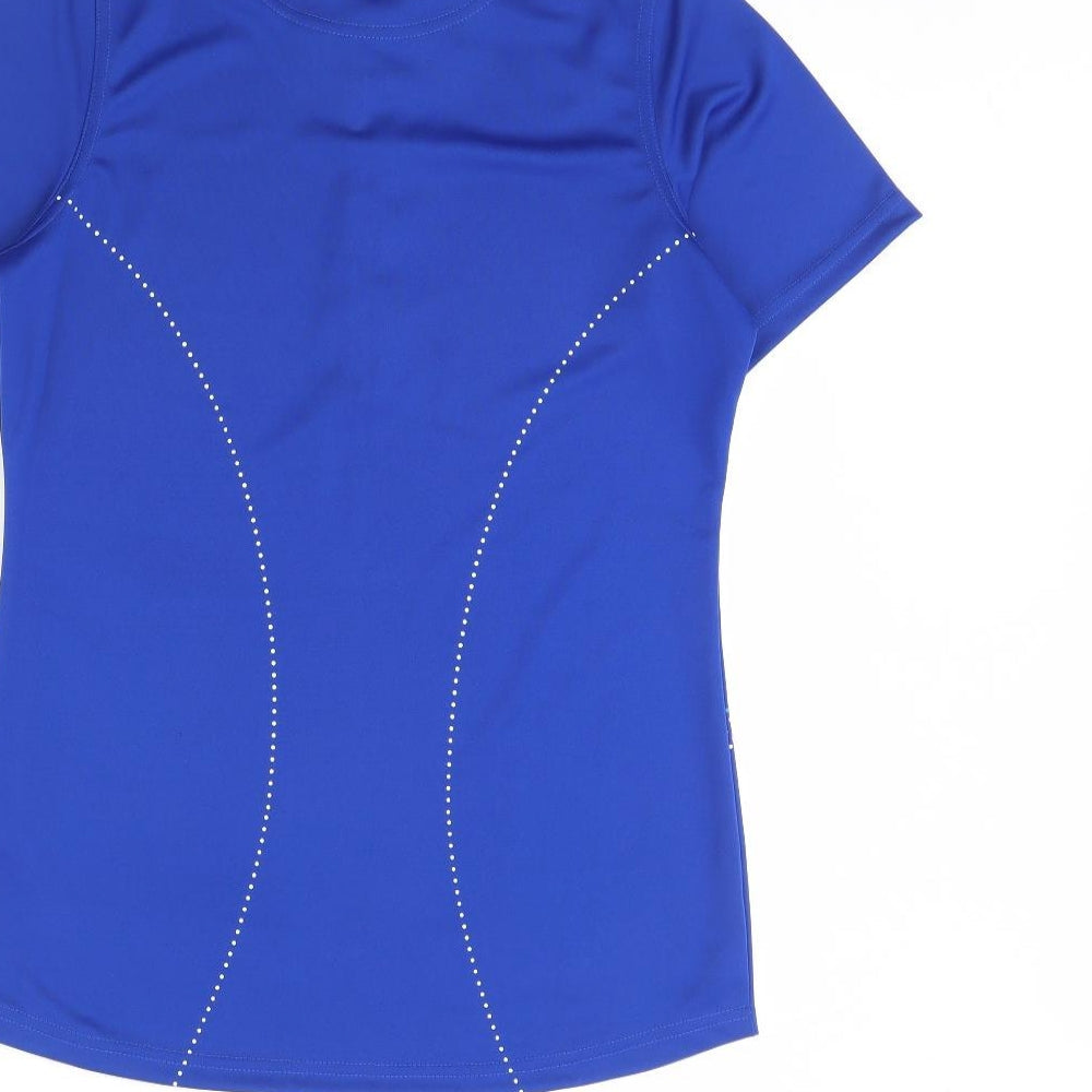 Sunice Womens Blue Basic Polo Size M