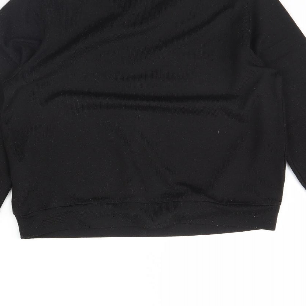 New Look Womens Black Pullover Jumper Size 12